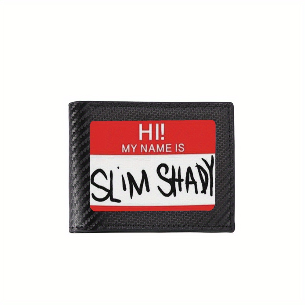Interior Design Name Card - Red tag Hi name Slim Shady