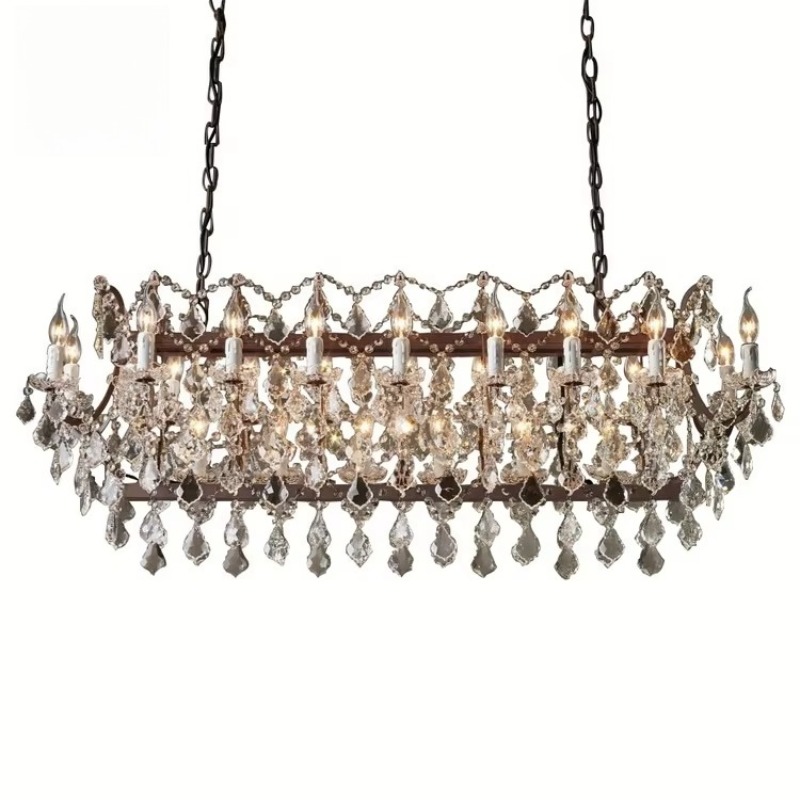 Crystal Chandelier Chandelier  - Interior Design Industrial Style 评论和价格