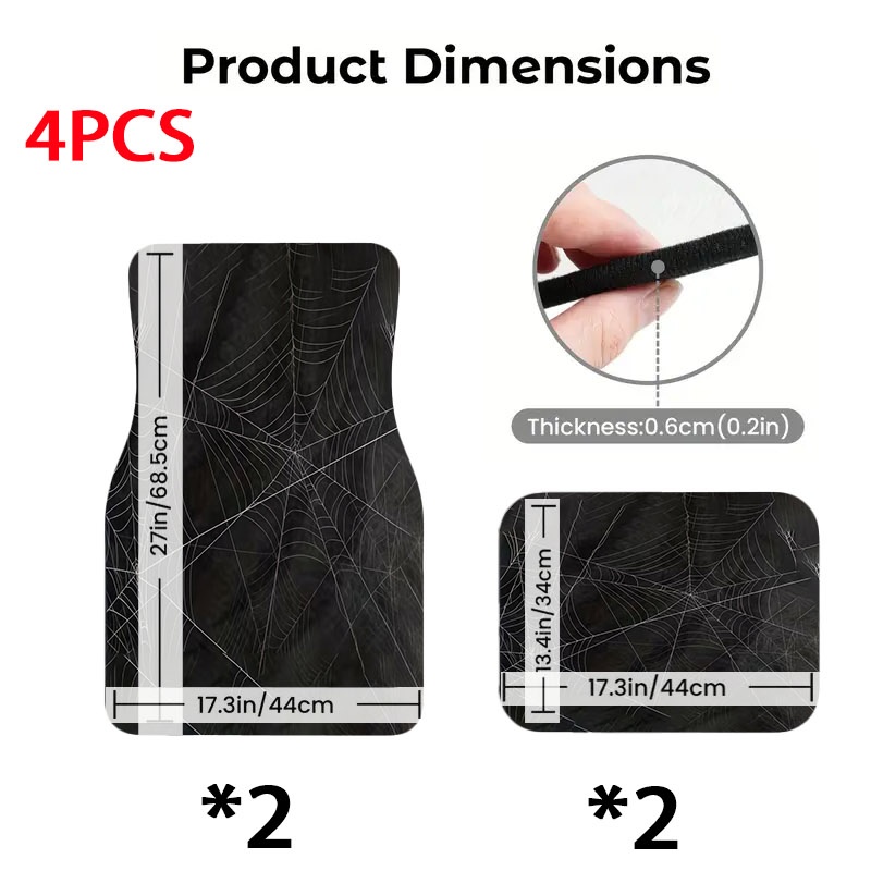 5pcs Spider Web Pattern Car Fl - Interior Design Web Free 评论和价格