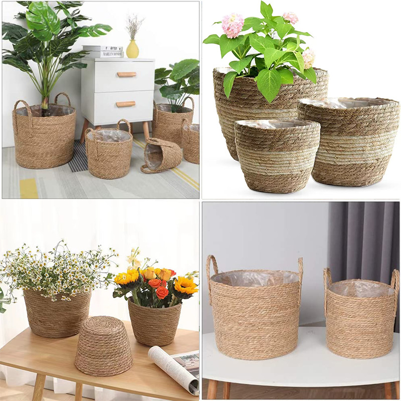 1PC Handwoven natural rattan h - Rattan Tray Handle 评论和价格