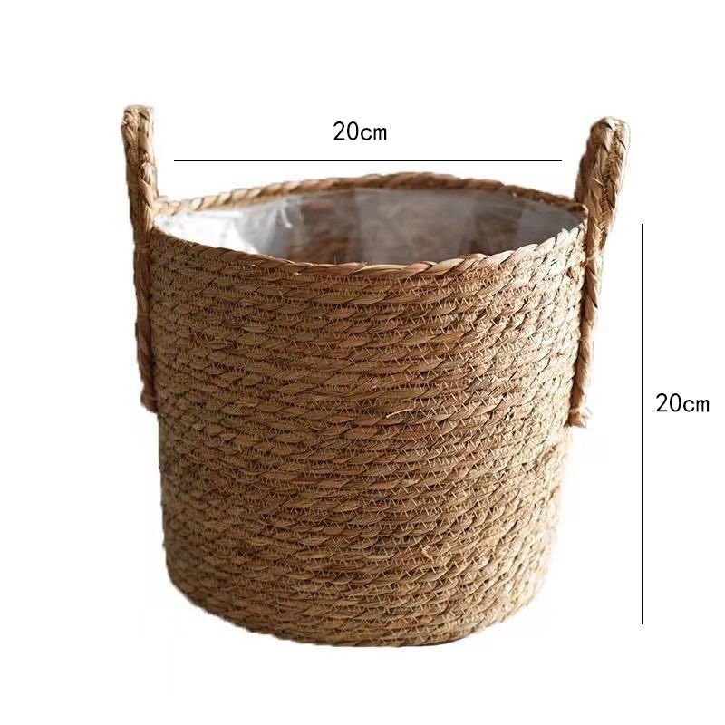 1PC Handwoven natural rattan h - Rattan Tray Handle 评论和价格