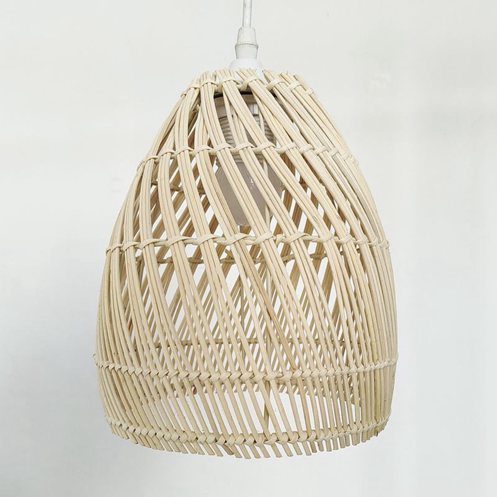 Lamp Shade for Ceiling Pendant - Wicker Pendant Shade 评论和价格