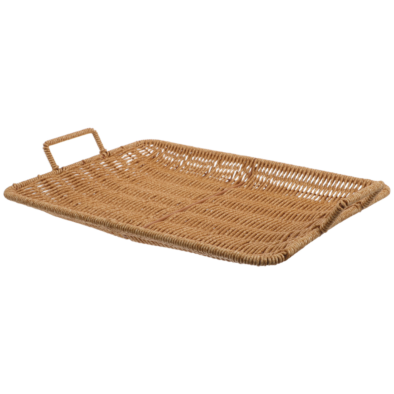 Small Rectangle Rattan Tray wi - Rattan Tray Handle 评论和价格