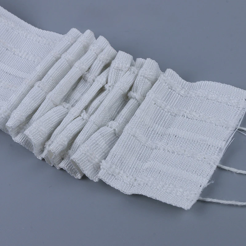Pull Pleated Tape 10 Meters Cu - Linen Curtain Eyelet 评论和价格