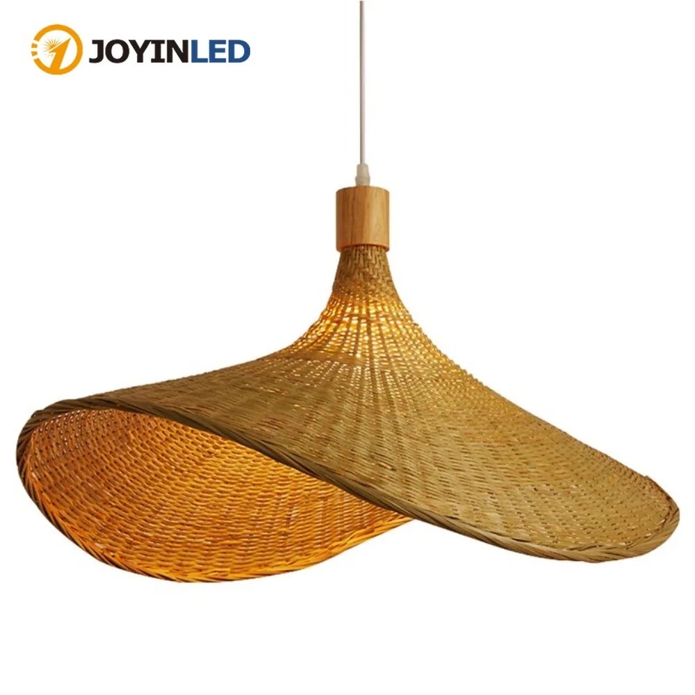 JOYINLED Woven Pendant Light W - Wicker Pendant Shade 评论和价格