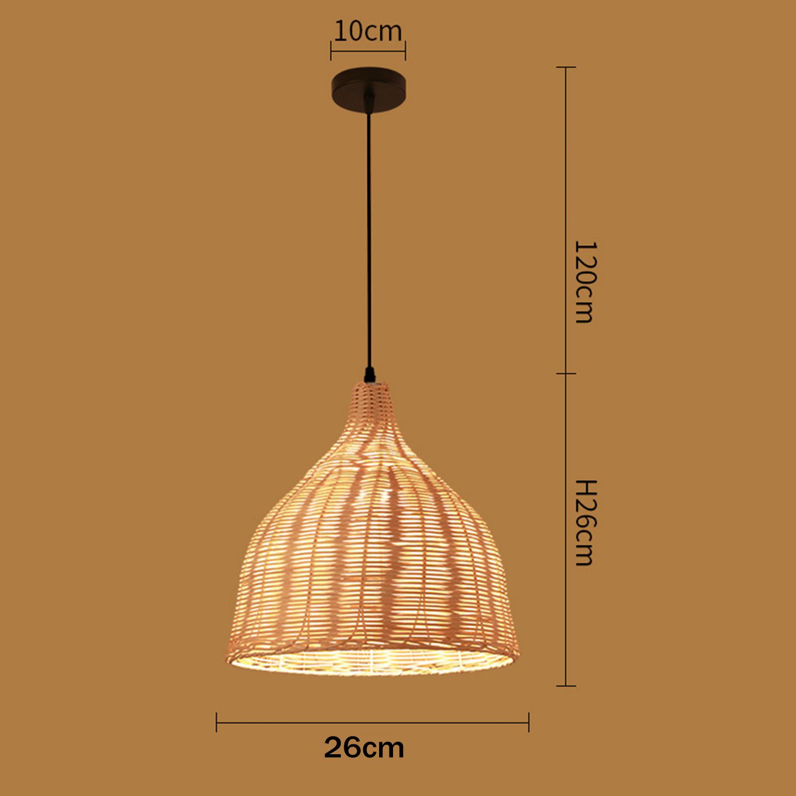 Wicker Ceiling Pendant Light f - Wicker Pendant Shade 评论和价格