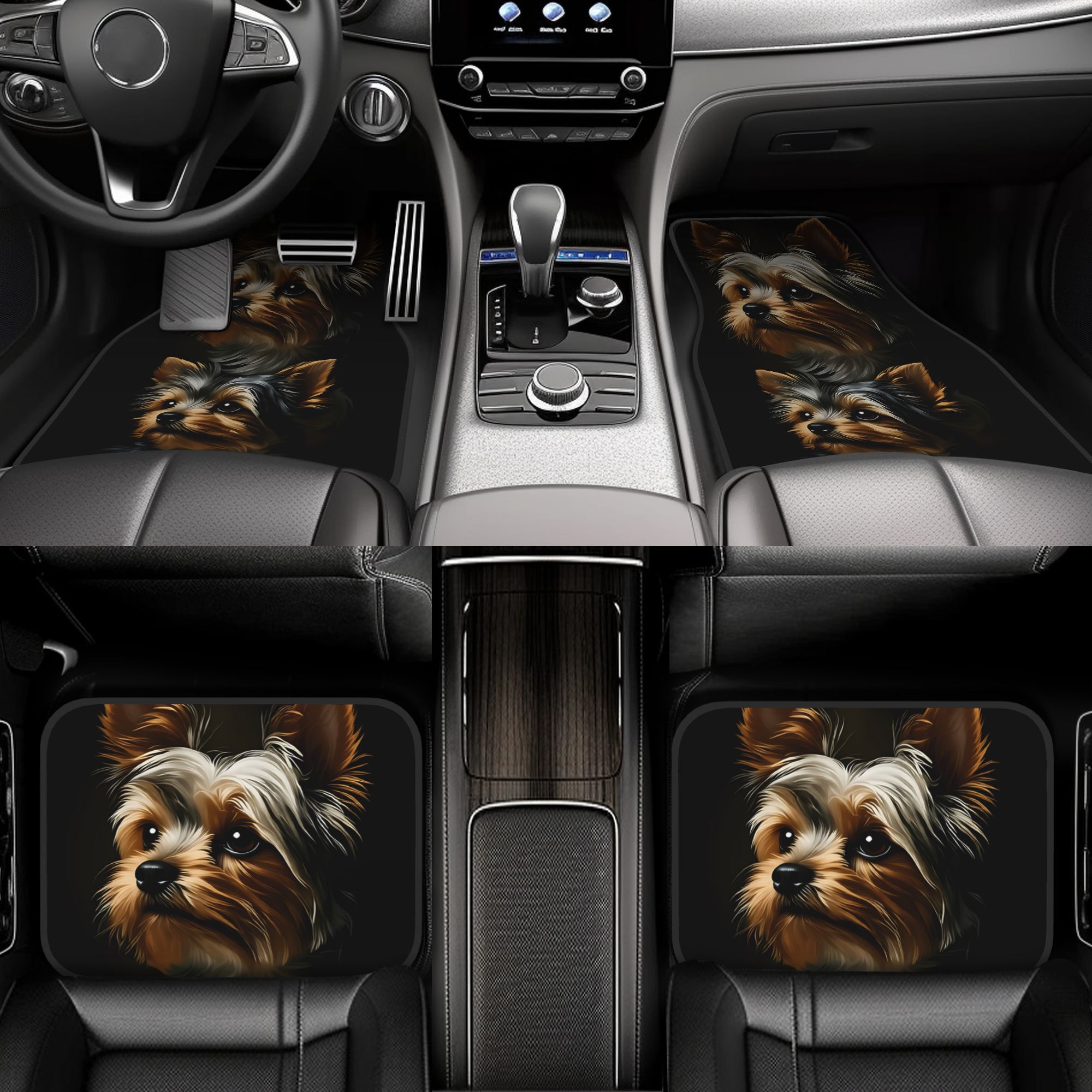 Set Of Four Car Mats Featuring - Interior Design Yorkshire 评论和价格