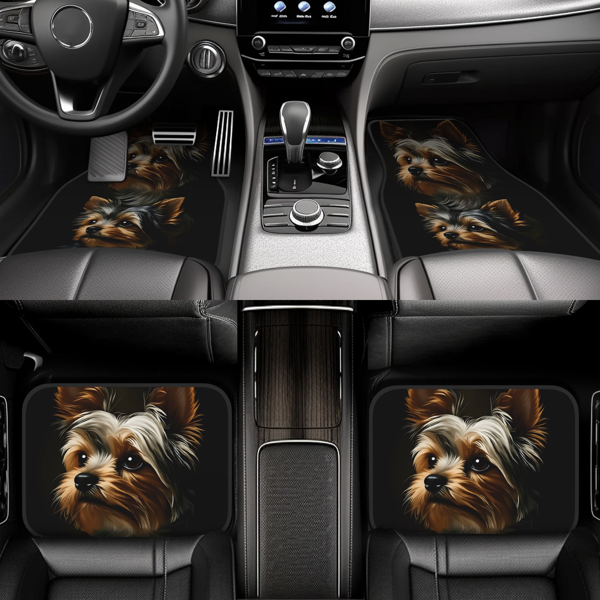 Set Of Four Car Mats Featuring - Interior Design Yorkshire 评论和价格
