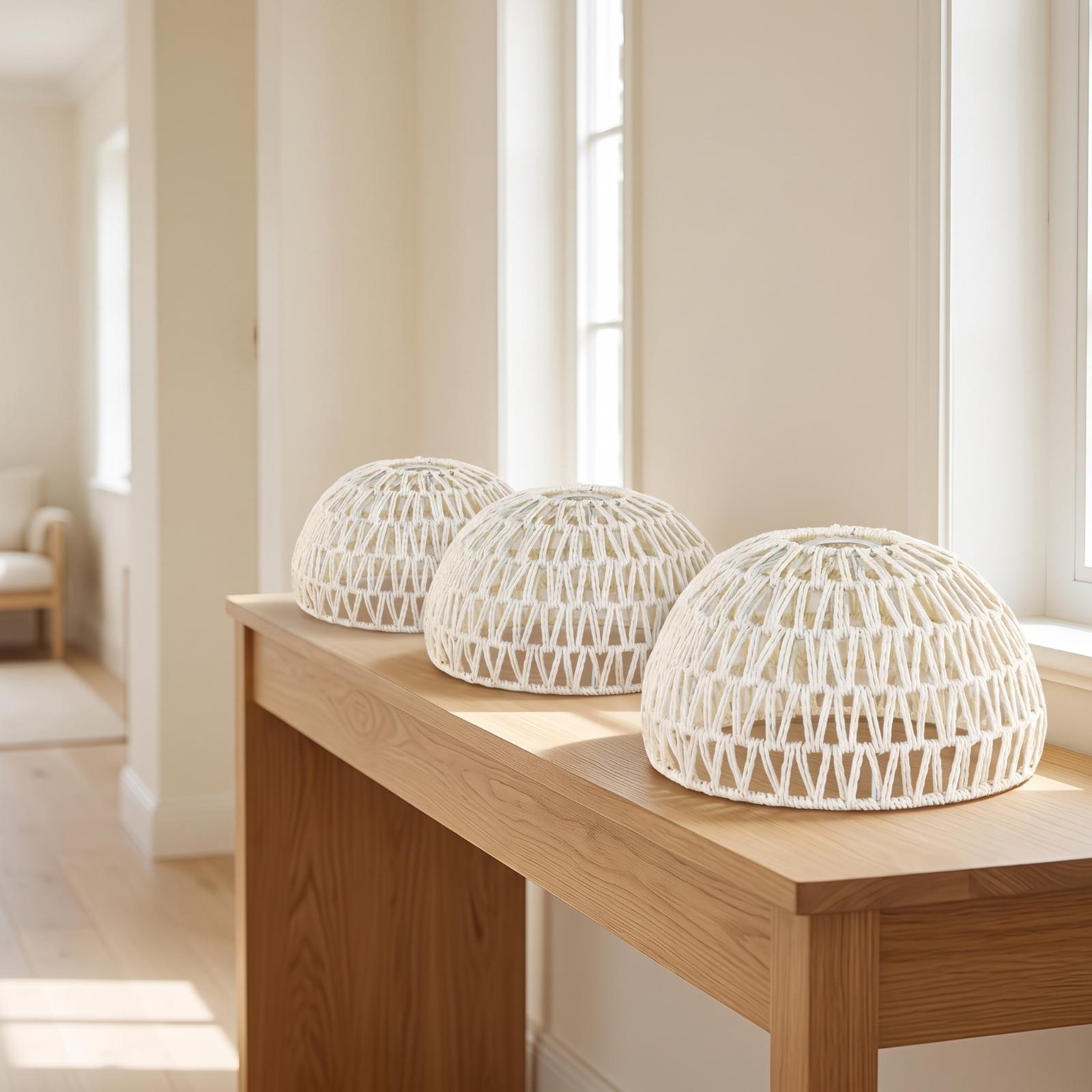 Wicker Style Paper Rope Lamp S - Wicker Pendant Shade 评论和价格